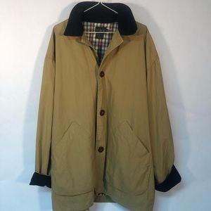 J Crew Vintage Tan Barn Jacket Flannel Lined M